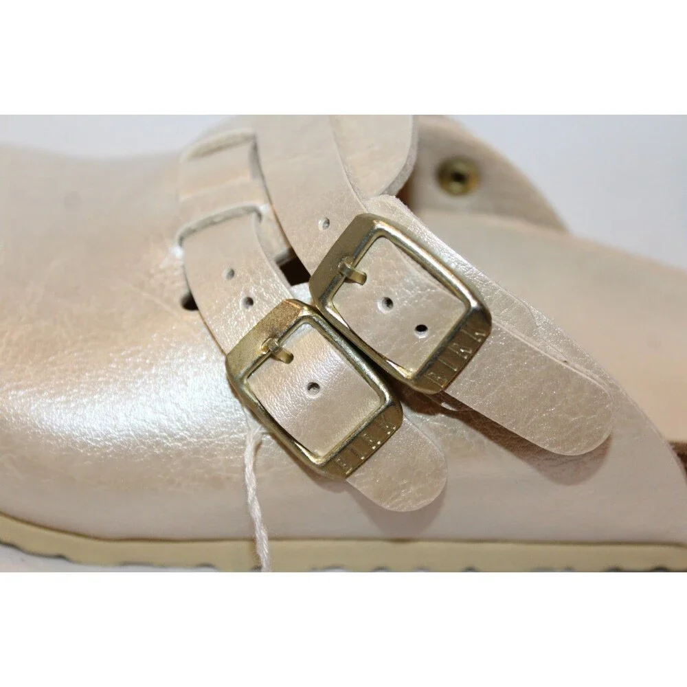 BIRKENSTOCK KAY GOLD GRACEFUL PEARL SLIP ON SHOES‎ SANDALS EU 27 US 9-9.5